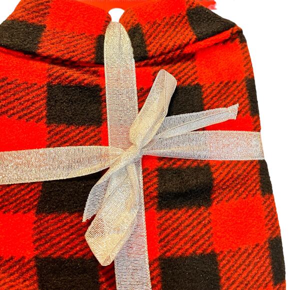 NWT Buffalo Red Black Plaid Pet Knit Dog Pajamas Size XL - Picture 6 of 6